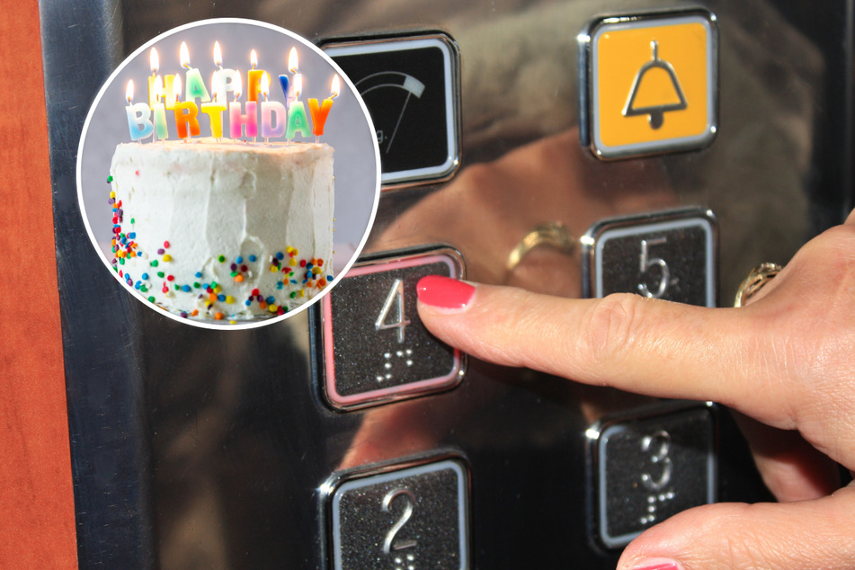Fünf Partygäste sind mitsamt einer Geburtstagstorte im Aufzug eines Wohnhauses stecken geblieben. (Symbolbild)