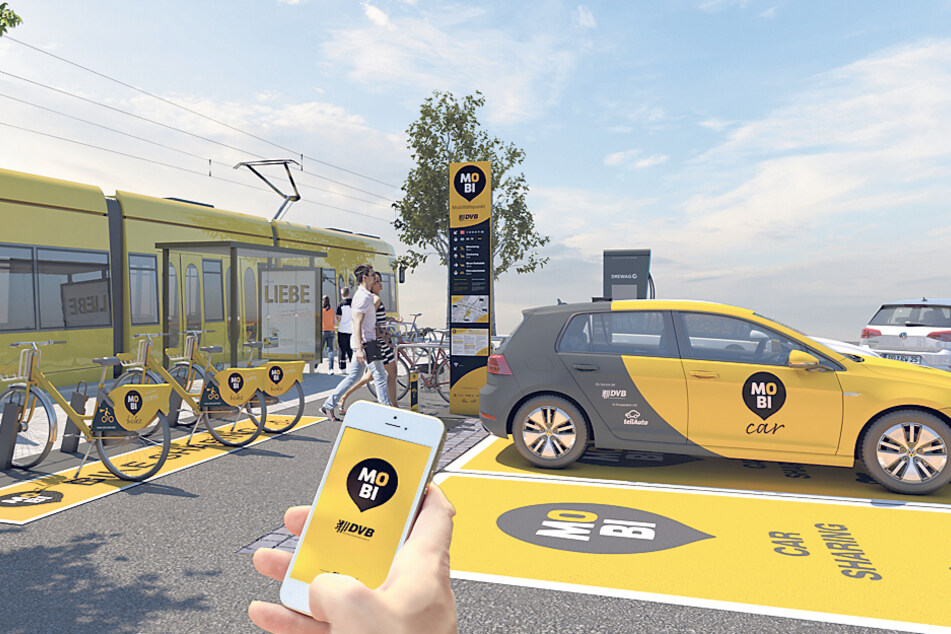 Allein die neuen DVB-Autos und Räder sollen eine halbe Million mehr Fahrgäste einbringen.