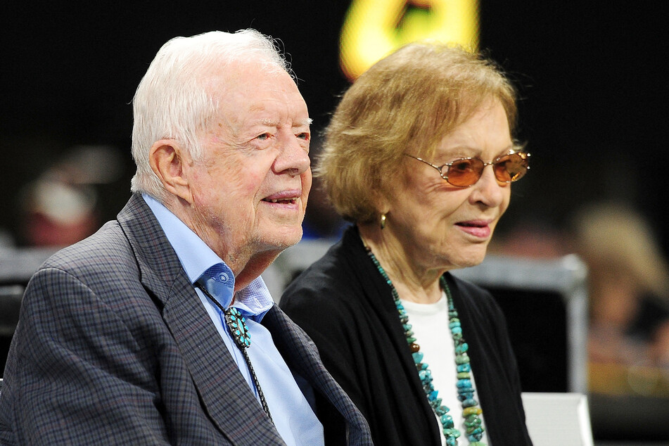 Jimmy Carter (99) und seine Frau Rosalynn nahmen noch viele Jahre nach seiner Amtszeit an öffentlichen Auftritten teil.
