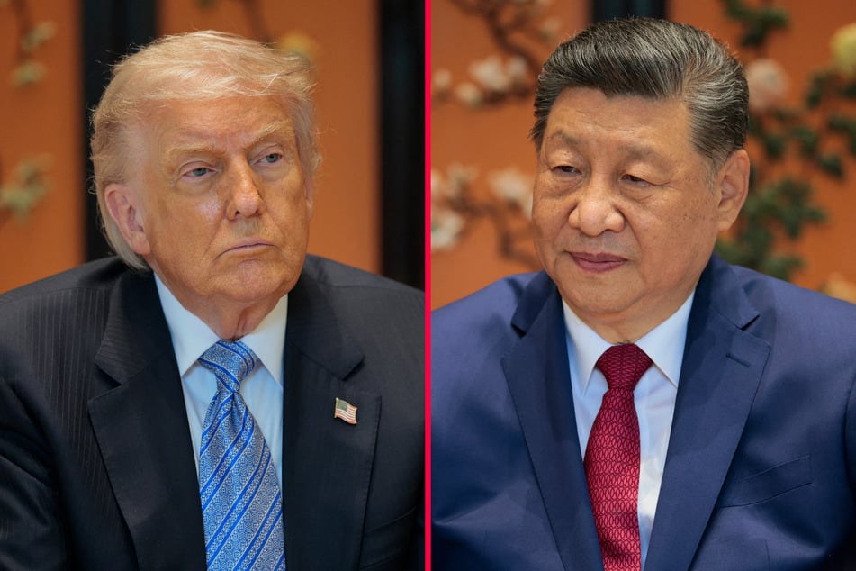 President Donald Trump (l.) touted a series of "fantastic trade deals" he scored during his summit with Chinese President Xi Jinping.