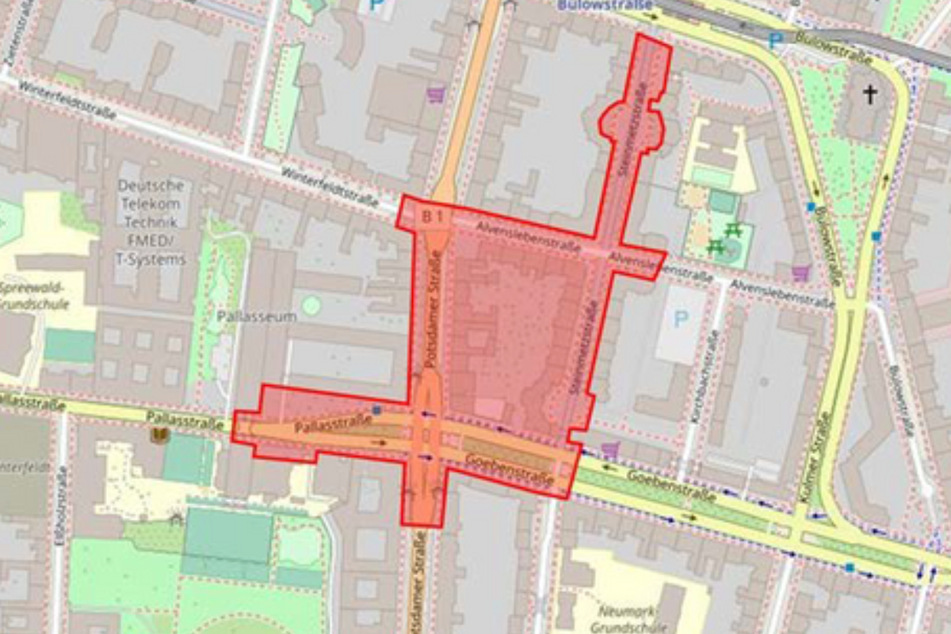 Auch die Pallasstraße in Schöneberg hat erneut eine Verbotszone bekommen.