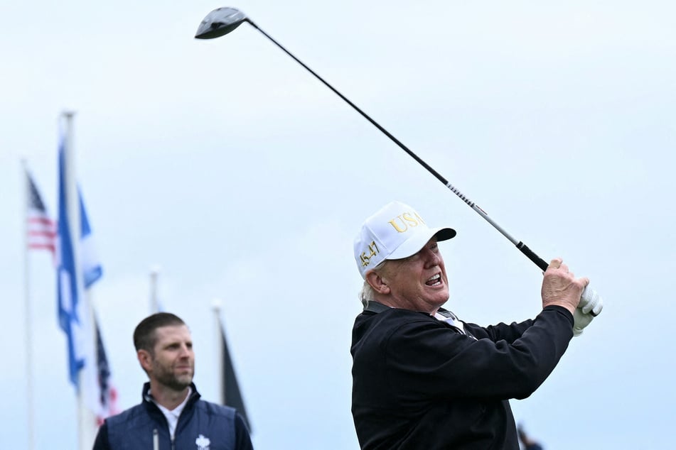 President Donald Trump used a trip to Scotland as an excuse to rant about windmills being the "biggest hoax of them all."
