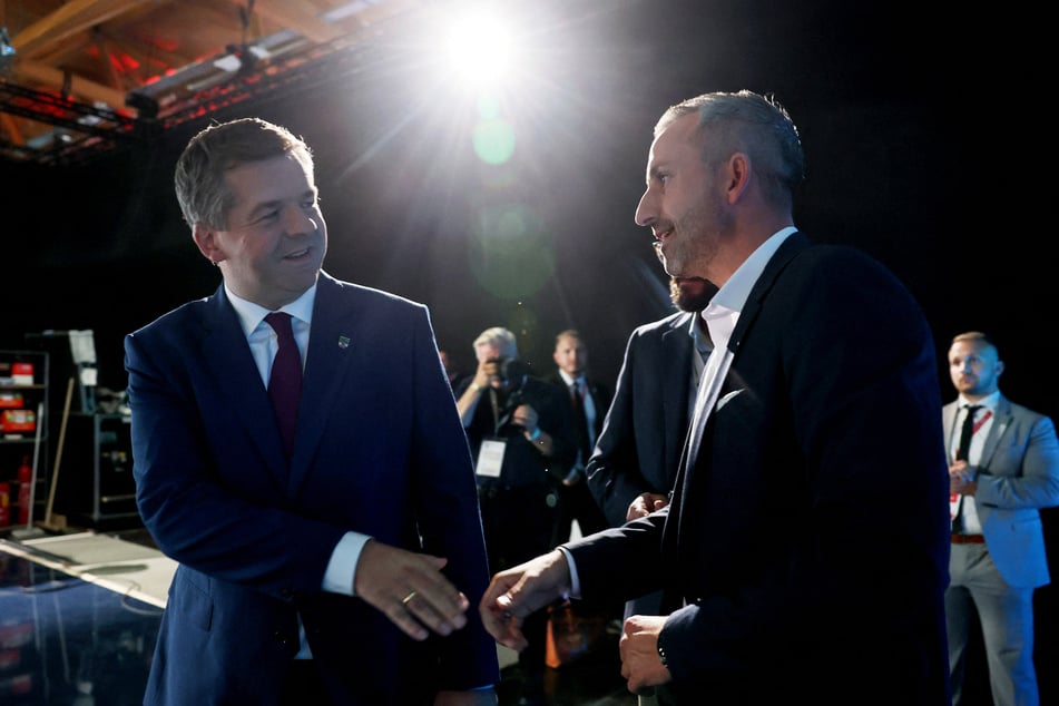 MP Sven Schulze (47, CDU, l.) stellt sich gegen eine Zusammenarbeit mit der AfD.
