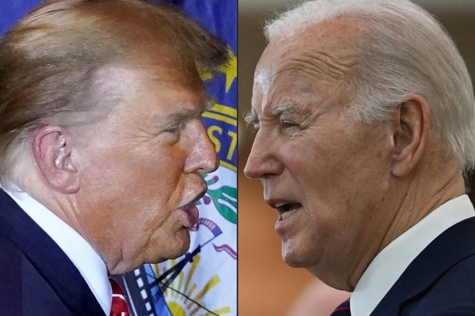 Republican Donald Trump (l.) and Democrat Joe Biden are expected to secure their respective party nominations for president in 2024.