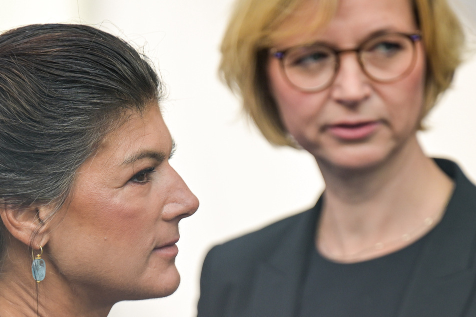 Sahra Wagenknecht (54, l.) und Katja Wolf (48, r.) wollen nicht mit der AfD koalieren.