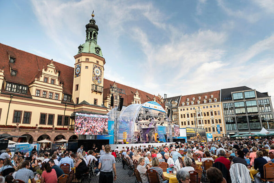 Seit diesem Wochenende findet die Leipziger Markt Musik statt. (Archivbild)