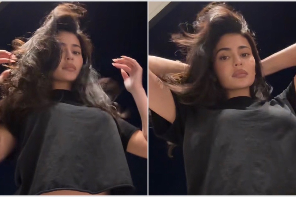 Healthy hair, don't care! Kylie Jenner is the definition of "hair goals" in her latest TikTok.