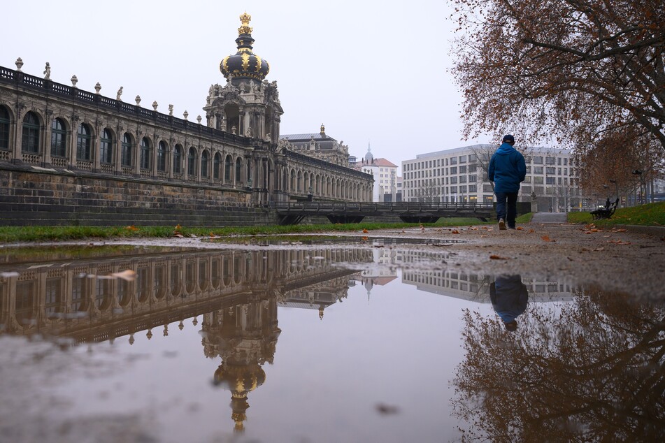 Graues Wetter, graue Stimmung. Die Inzidenz in Sachsen bleibt weiterhin hoch.