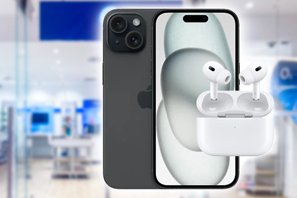 o2 verkauft für wenige Tage das iPhone 15 mit AirPods Pro für 1 Euro