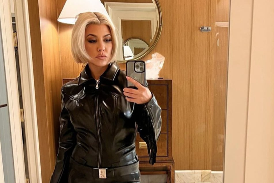 Kourtney Kardashian has shared some rare pics from her time as a blonde.