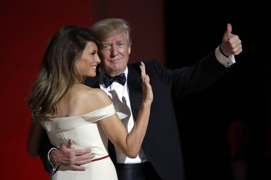 US-Präsident Donald Trump und seine Frau Melania tanzen am Tag seiner Amtseinführung am 20. Januar beim "Liberty Ball".
