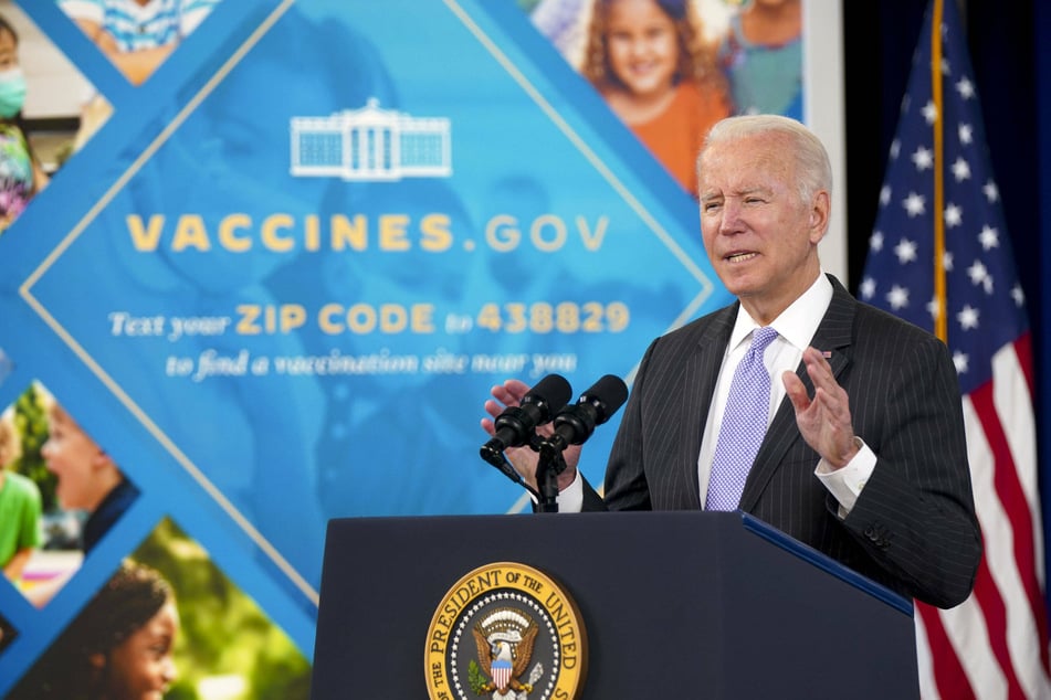 Joe Biden's vaccine mandate for health workers at hospitals that receive federal funding has been halted.