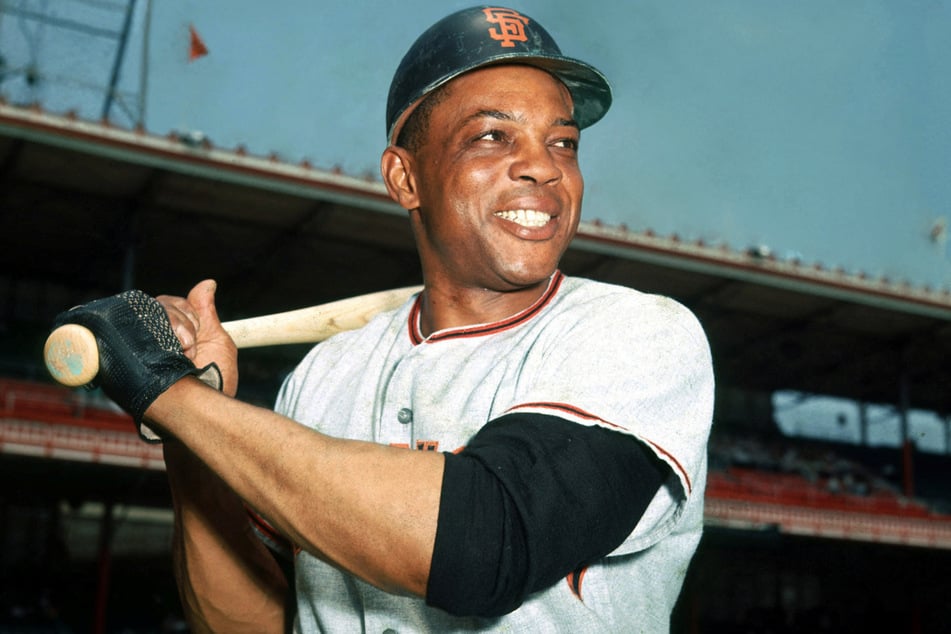 San Francisco Giants outfielder Willie Mays poses for a portrait at Crosley Field in Cincinnati, Ohio, on April 1, 1967.