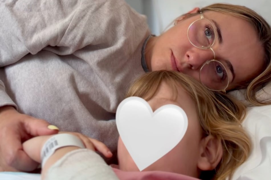 Anna Heisers (35) Tochter Alina (3) liegt seit Tagen im Krankenhaus.