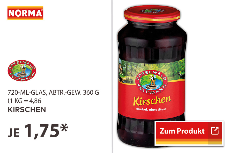 Kirschen für 1,75 Euro.