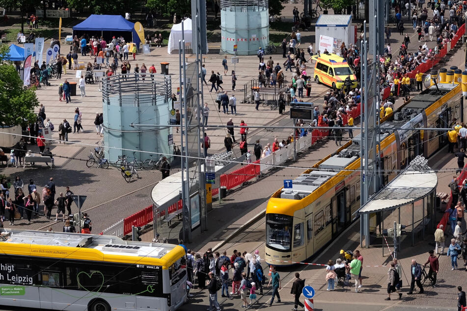 Leipzig: Tram-EM in Leipzig: 47.000 Leute waren bei dem Spektakel dabei!