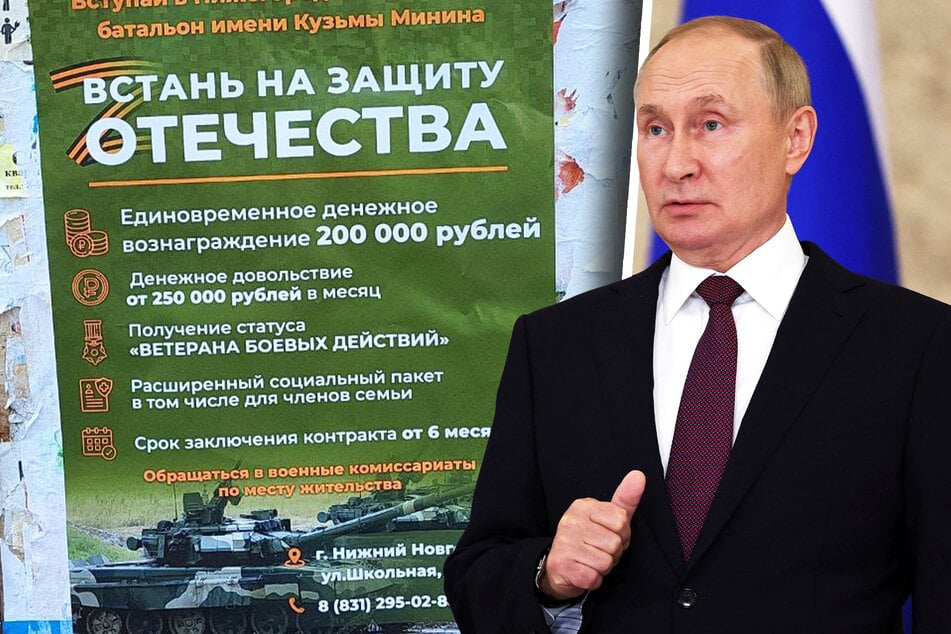 Auf der Suche nach Kanonenfutter: Mit diesen Tricks will Putin seine Armee aufstocken