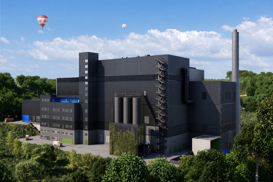 So könnte die Müllverbrennungsanlage "Ring 30" nahe dem Hammerweg aussehen.