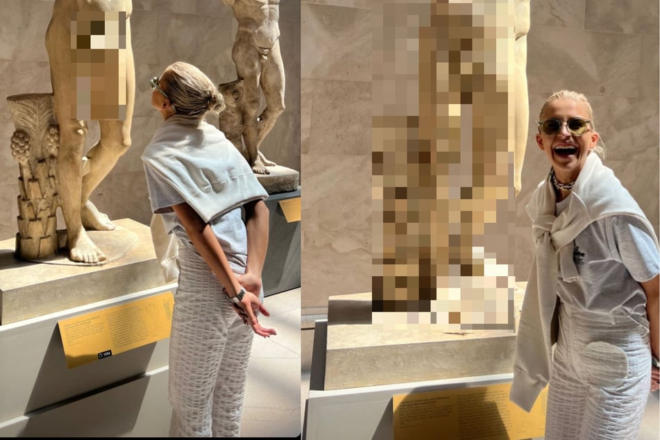 Caro Daur auf Penis-Suche im Museum: Dieses Detail fiel ihr direkt ins Auge