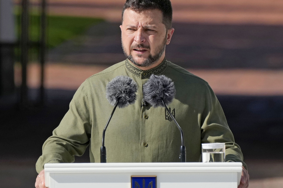 Der ukrainische Präsident Wolodymyr Selenskyj (45).
