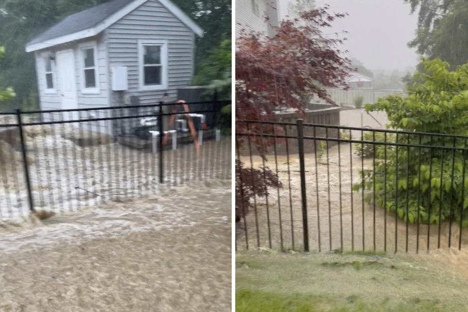 Significant flooding also took place in Orange County, New York, where there were reports of people trapped in vehicles.