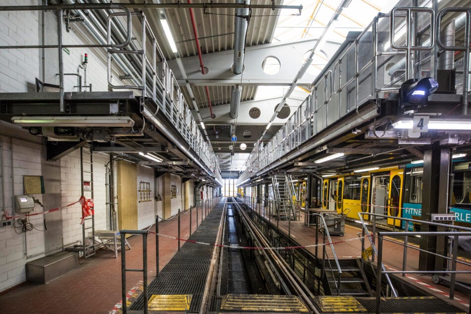 In Gorbitz finden auch die Inspektionen der Straßenbahnen statt.