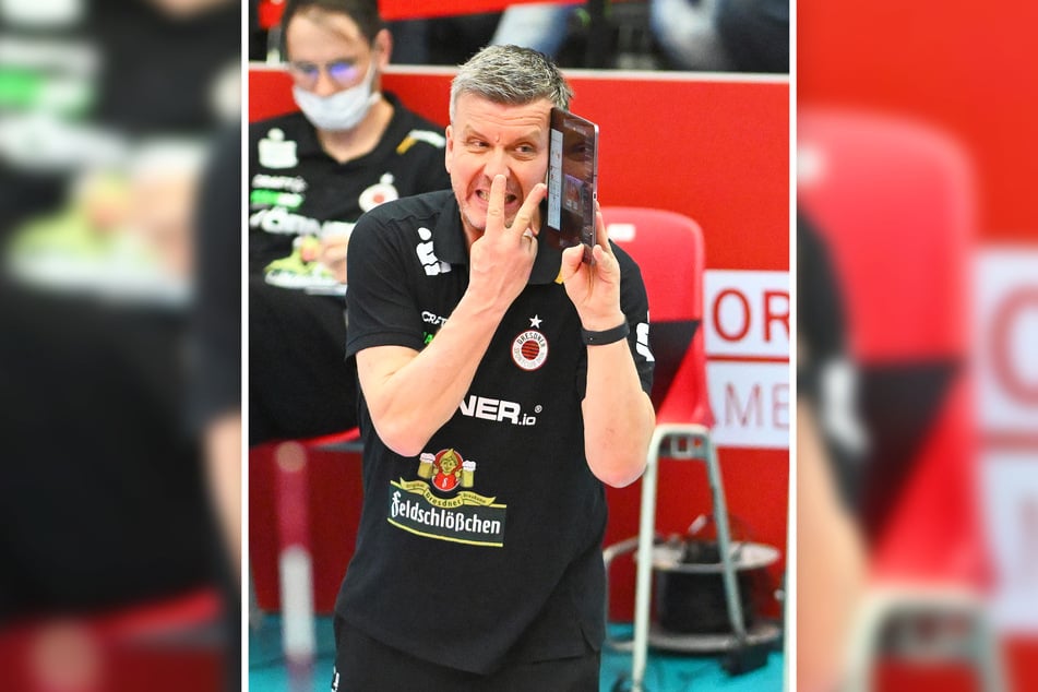 Das hatte Alex Waibl sich anders vorgestellt: Im zweiten Finalspiel setzte es für ihn und seinen DSC die zweite Pleite gegen Suhl.