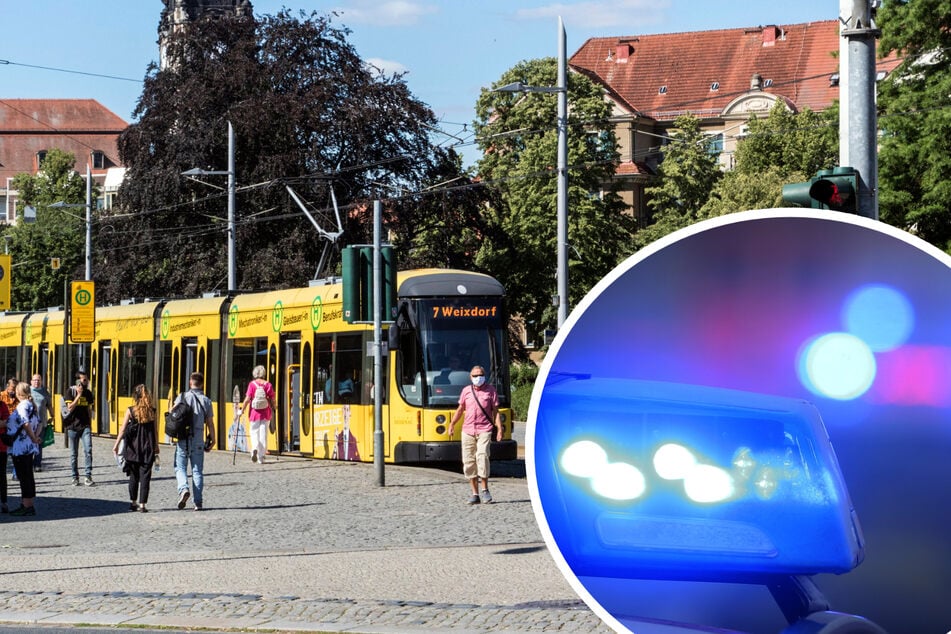 Angriff in Dresdner Neustadt - Mann schlägt Frau und beleidigt sie rassistisch