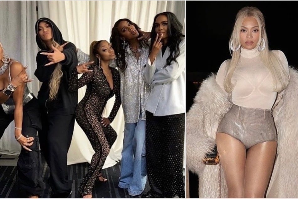 Beyoncé breaks the internet in Destiny Child's reunion pic