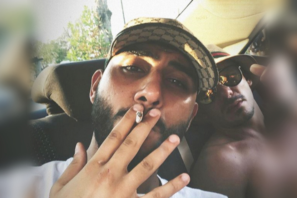 Rapper Samra und Kompagnon Capital Bra (Foto: Instagram/@samra).