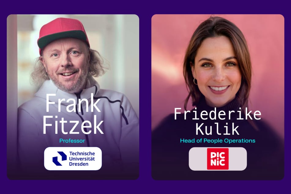 Frank Fitzek (TU Dresden) und Friederike Kulik (PICNIC)