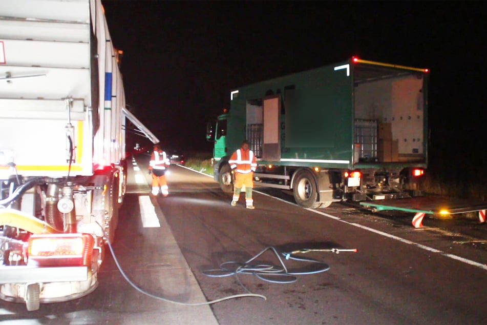 Die Flüssigkeit wurde über 15 Kilometer auf der A2 verteilt.