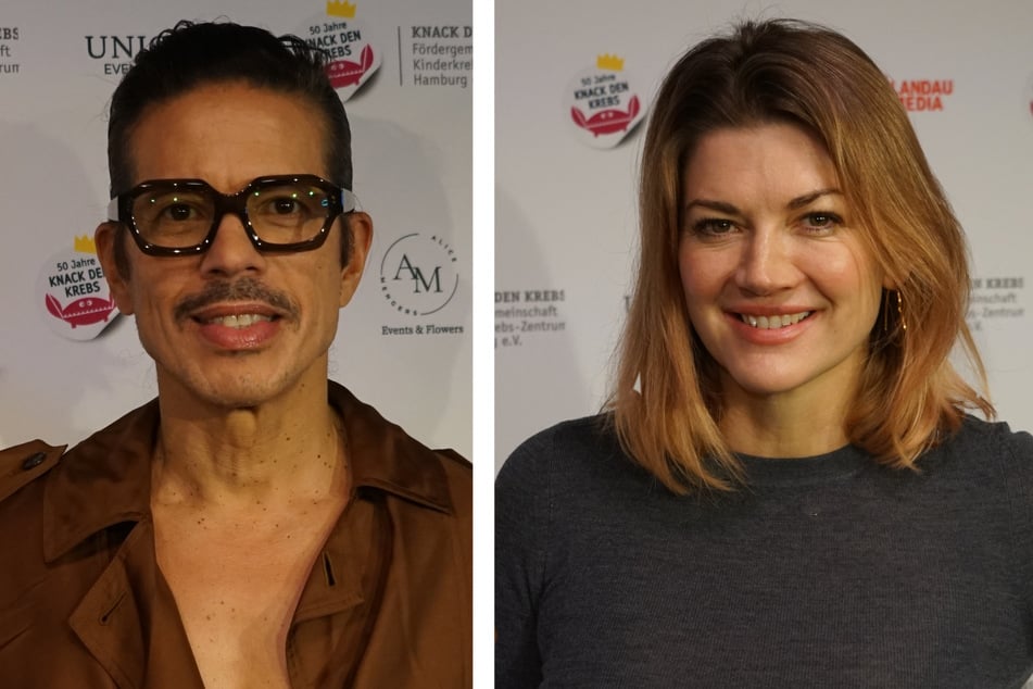 Jorge González (58) und Nina Bott (48) gehören zu den prominenten Unterstützern der Fördergemeinschaft Kinderkrebs-Zentrum Hamburg.