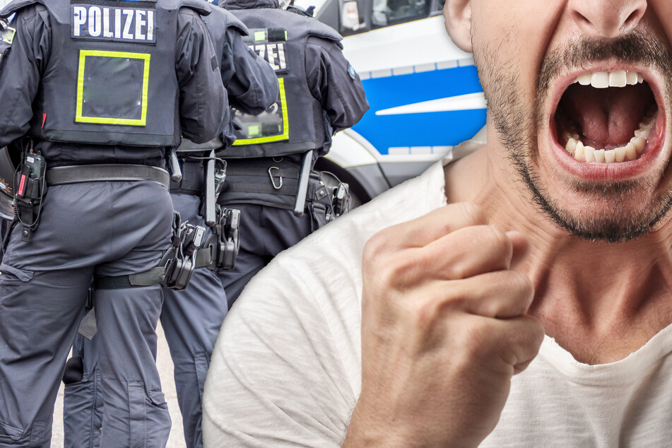 Großer Polizeieinsatz: Autofahrer rammt anderen Wagen und dreht vollkommen durch