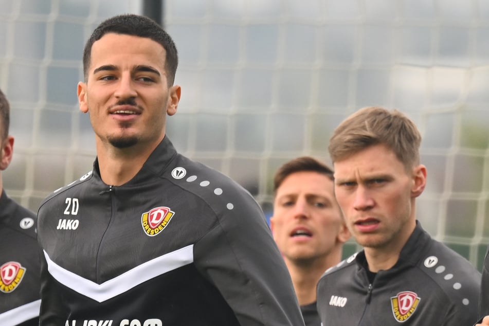 Andi Hoti (22, l.) und Jonas Sterner (23, r.) hätte Dynamo gern geholt, ging aber leer aus.