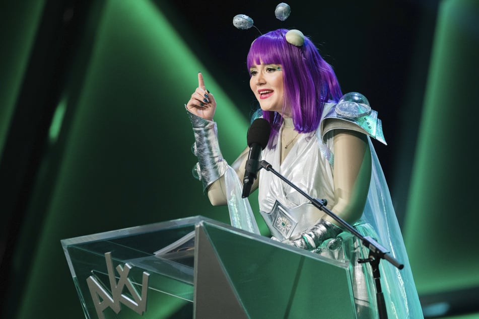 Ricarda Lang (32) nahm bei der Festsitzung zur Verleihung des "Orden wider den tierischen Ernst" Bayern-MP Markus Söder (59, CSU) aufs Korn.