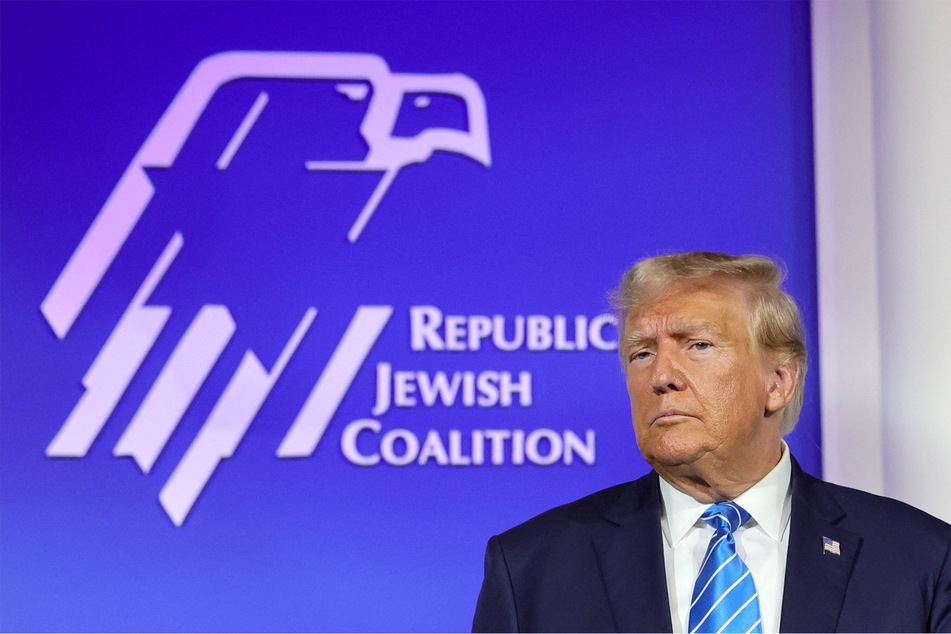 Donald Trump spoke at the Republican Jewish Coalition's Annual Leadership Summit at The Venetian Resort in Las Vegas on Saturday.