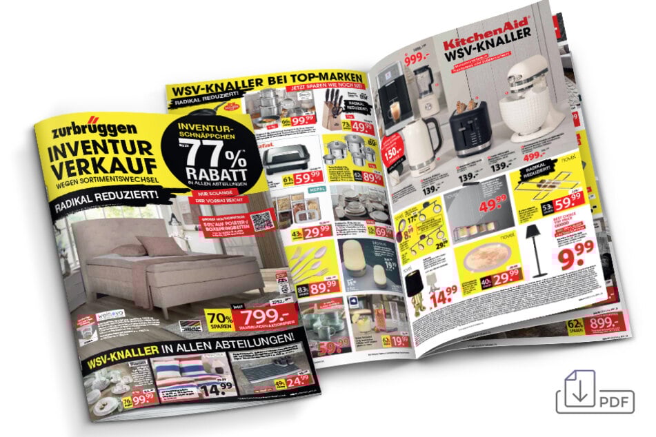 Klicken und durch den Prospekt stöbern.