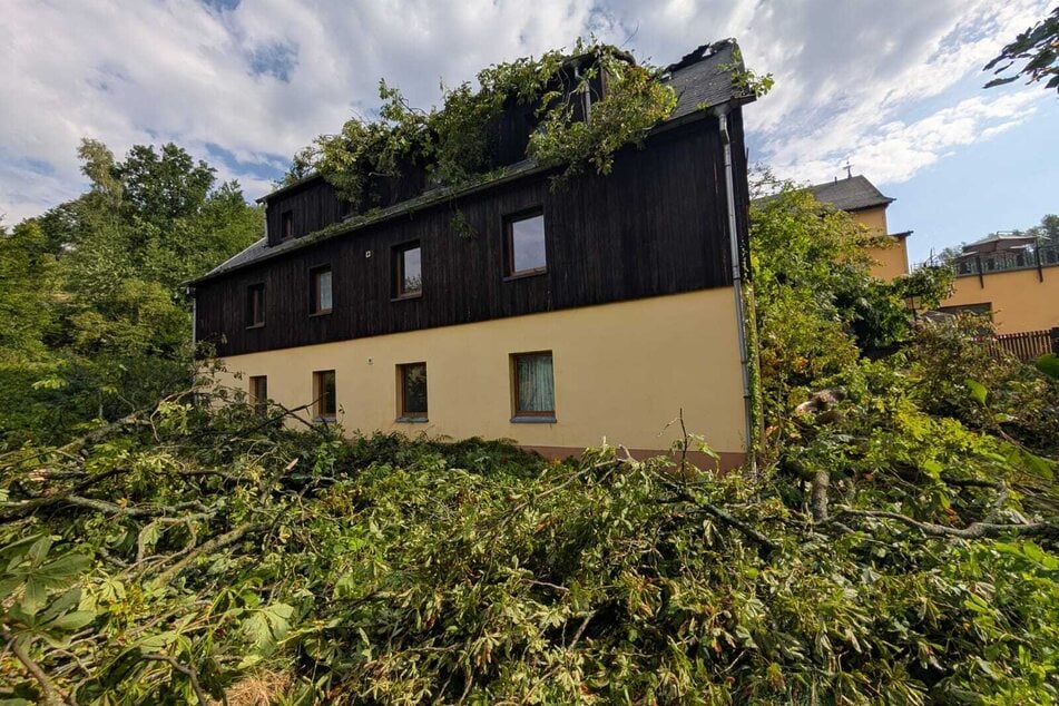 Da sich das Gebäude noch in der Sanierung befand, waren dort glücklicherweise keine Gäste untergebracht.
