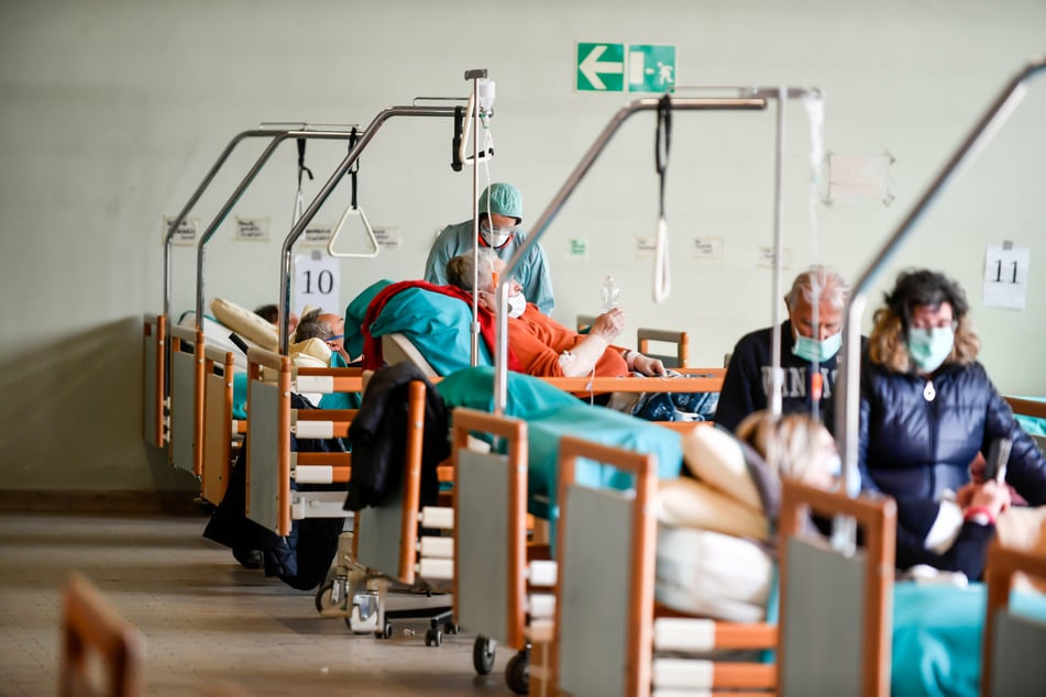 So schaut es in italienischen Krankenhäusern aktuell aus.