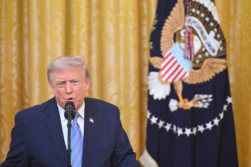 Der US-Präsident Donald Trump (80).