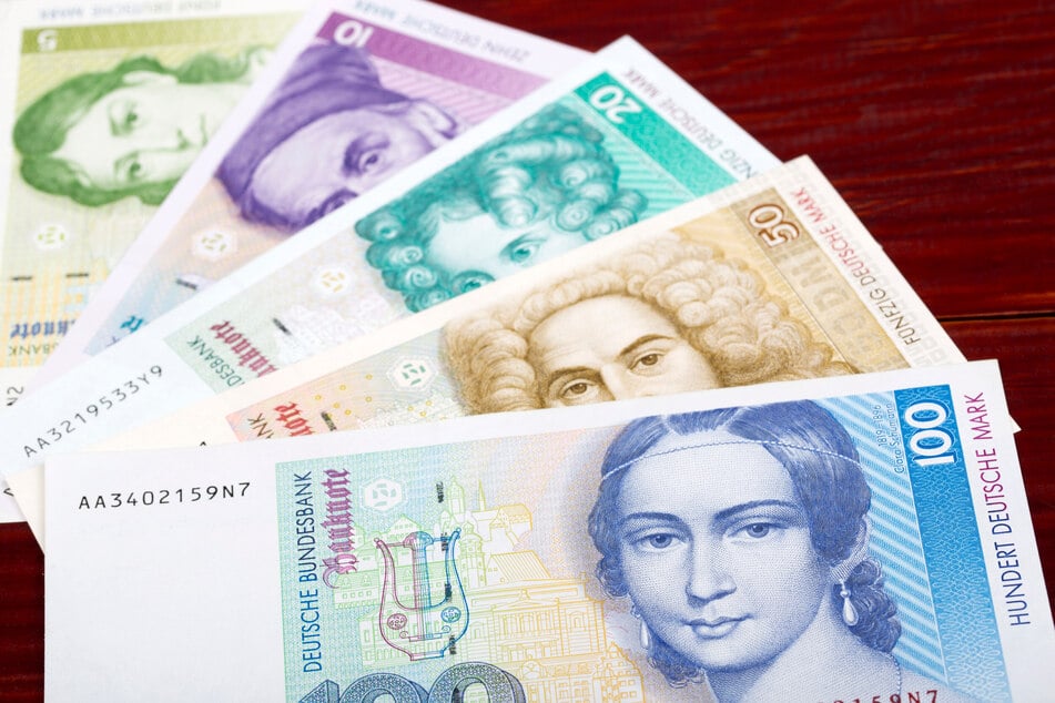 Banknoten der Deutschen Mark.