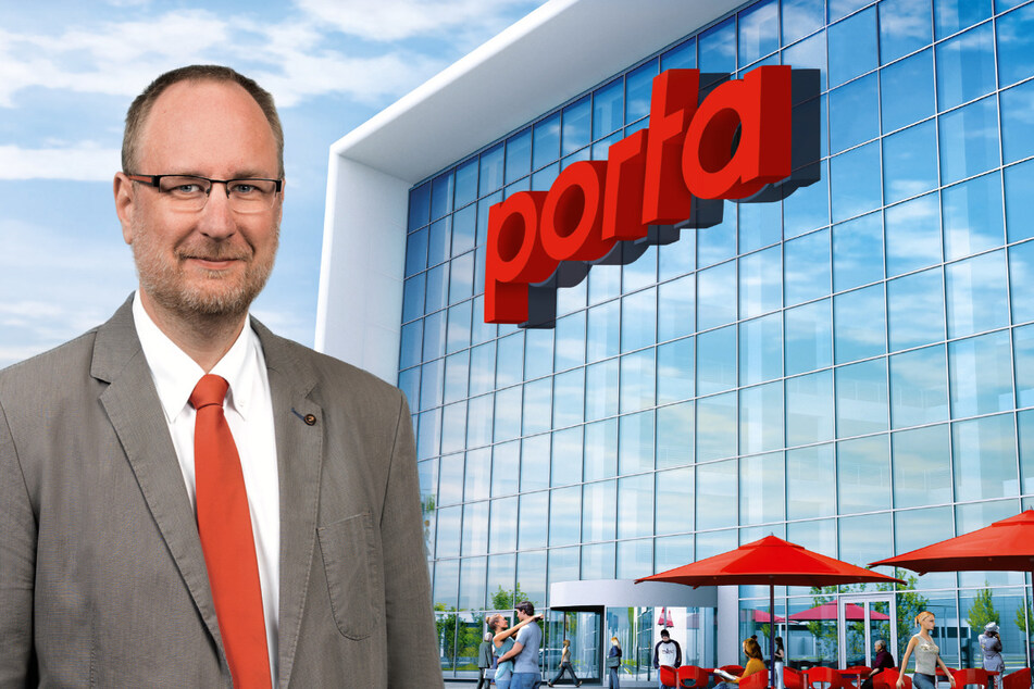 Oliver Fleßner, der Geschäftsleiter von porta in Stendal, freut sich auf Euch.
