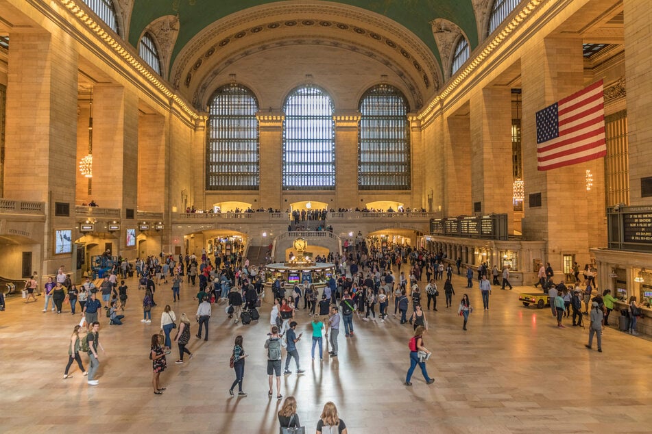 Die Grand Central Station ist der größte Bahnhof der Welt.