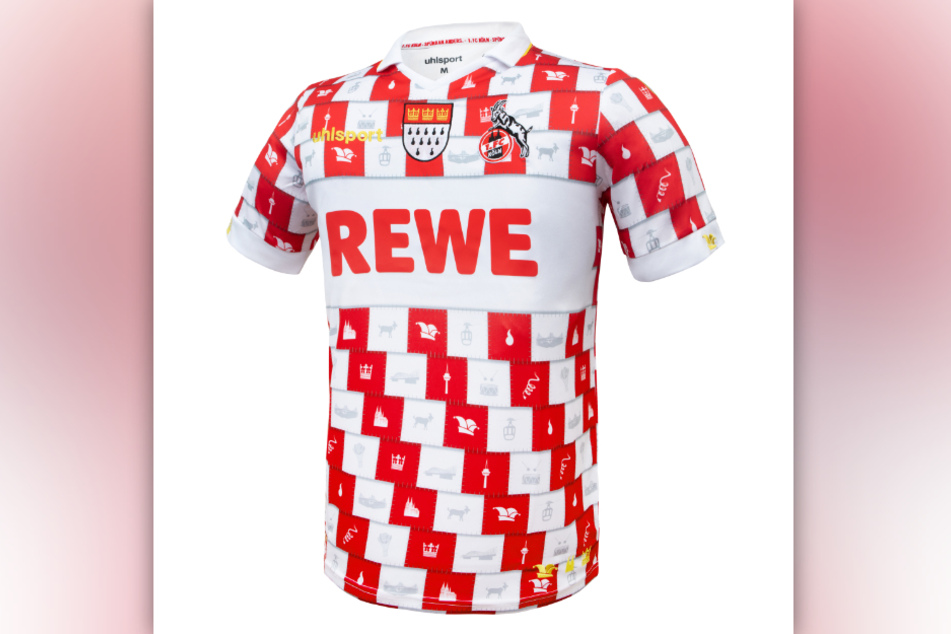 Das Design des Kölner Karnevalstrikots erinnert an den bekannten "Lappenclown".