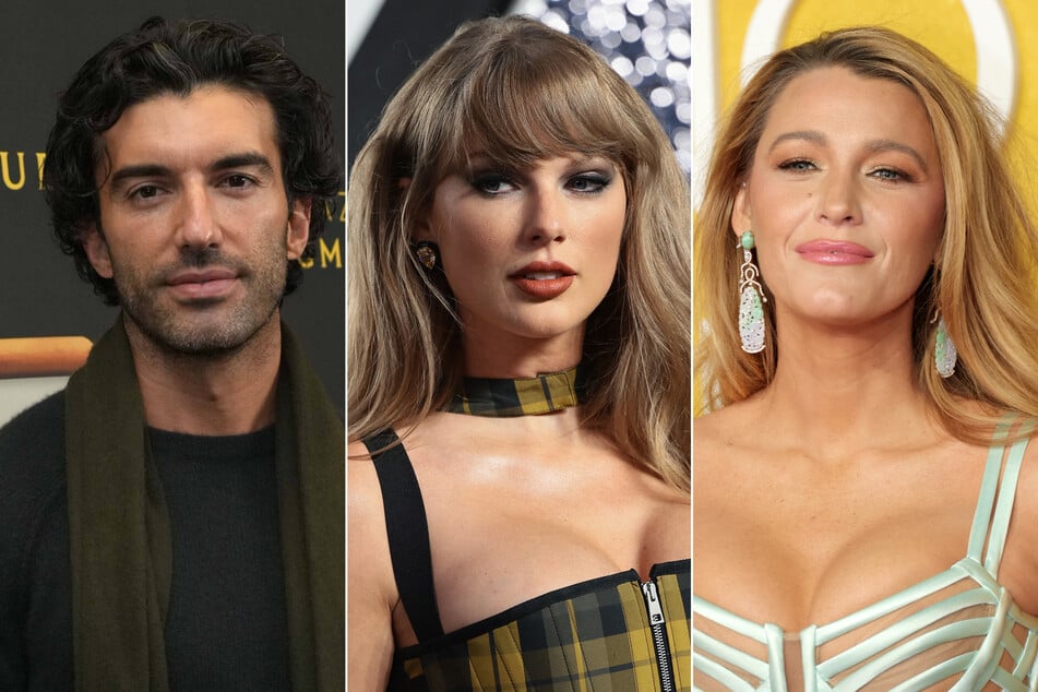 Insiders have alleged that Blake Lively's (r.) legal battle against Justin Baldoni (l.) has taken a toll on her friendship with Taylor Swift.