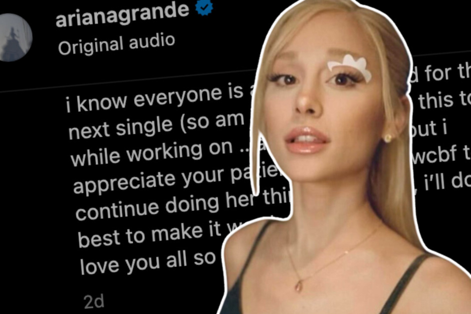 Ariana Grande shared a behind-the-scenes clip while filming we can't be friends (wait for your love) on Instagram while also throwing in a surprise for fans!