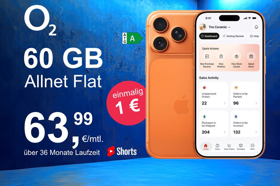 Das neue iPhone 17 Pro Max inkl. 60 GB Datenvolumen für nur 1 Euro exklusiv bei o2.