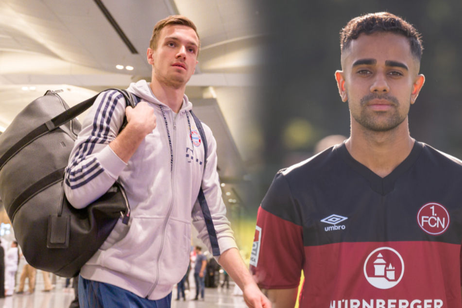 Christian Früchtl (20, l.) packte seine Tasche, und es ging zum "Glubb" nach Nürnberg. Sarpreet Singh (21) hat er gleich mitgenommen. (Bildmontage)