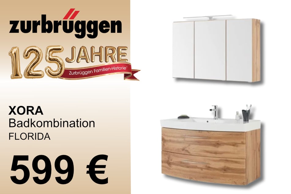 Die XORA Badkombination für 599 Euro.